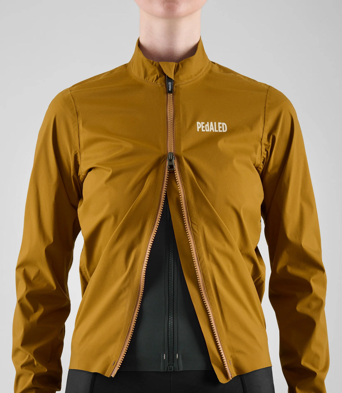 Pedaled Element Waterproof Women's Jacket Regen Fahrradjacke Mustard