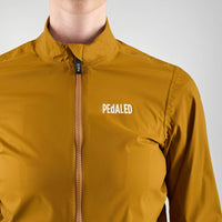 Pedaled Element Waterproof Women's Jacket Regen Fahrradjacke Mustard