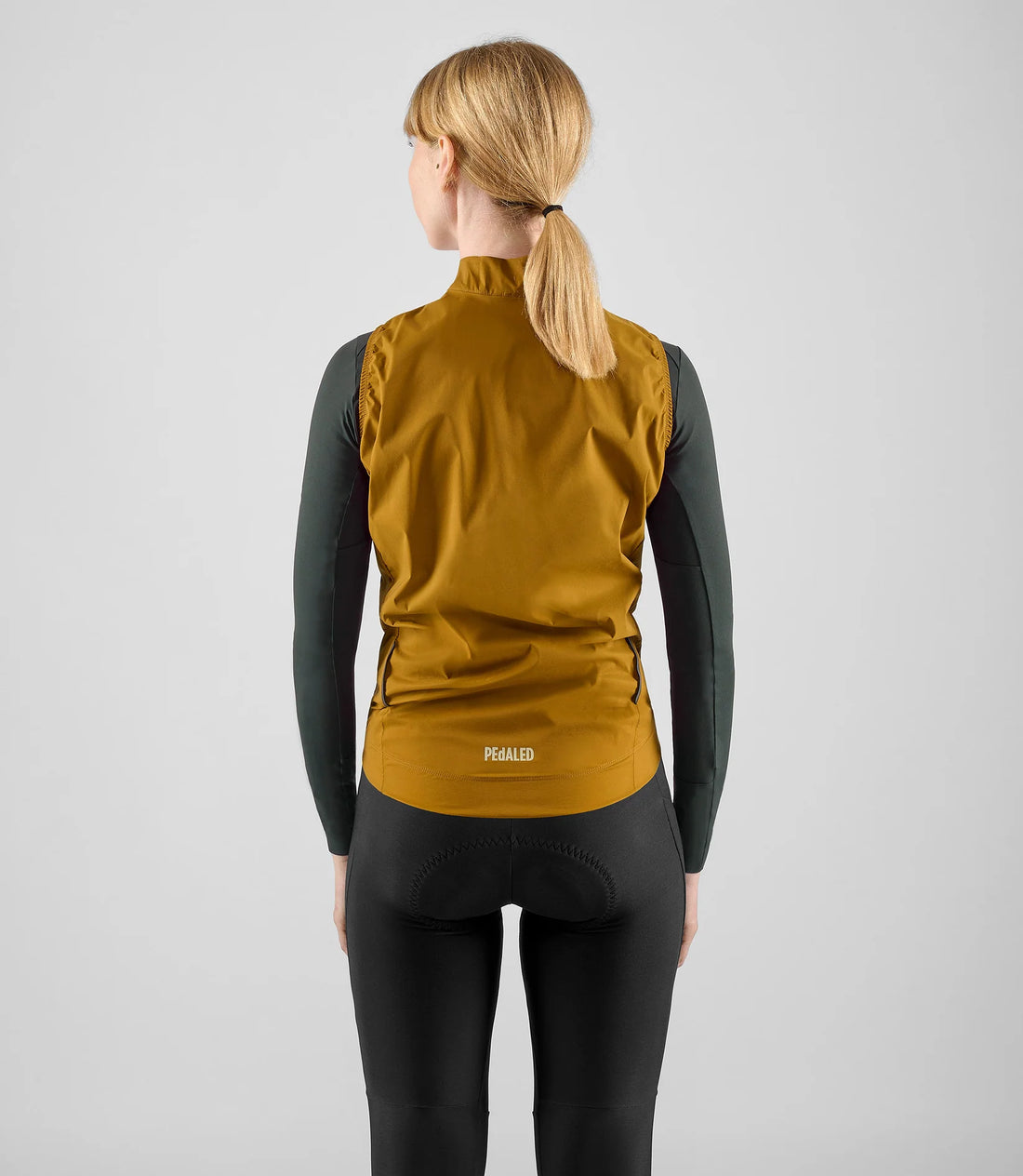 Pedaled Element Women's Waterproof Vest Wasserdichte Weste Mustard