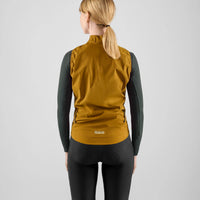 Pedaled Element Women's Waterproof Vest Wasserdichte Weste Mustard