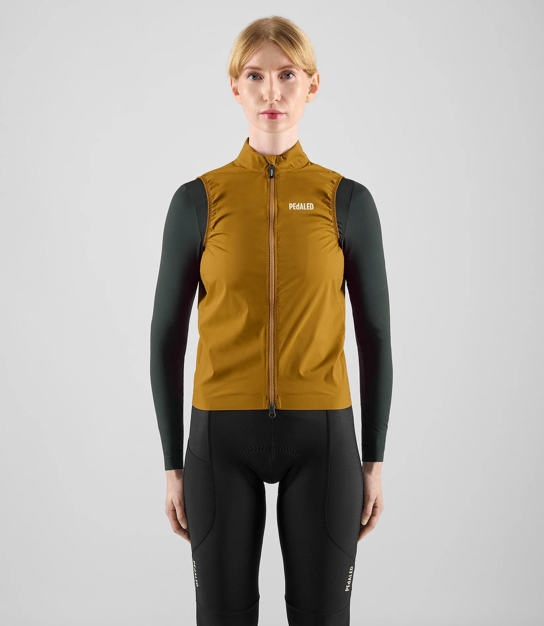 Pedaled Element Women's Waterproof Vest Wasserdichte Weste Mustard