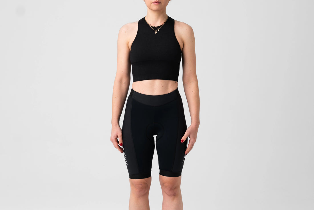 Isadore Debut Women's Shorts Fahrradhose Black & White