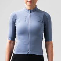 Isadore Signature Merino Tech Women's Jersey Radtrikot Tempest