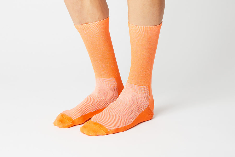 Fingercrossed Classics Socks Chaussettes cyclistes mandarine