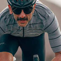 Café du Cycliste Francine Men's Summer Cycling Jersey Radtrikot Double Grey