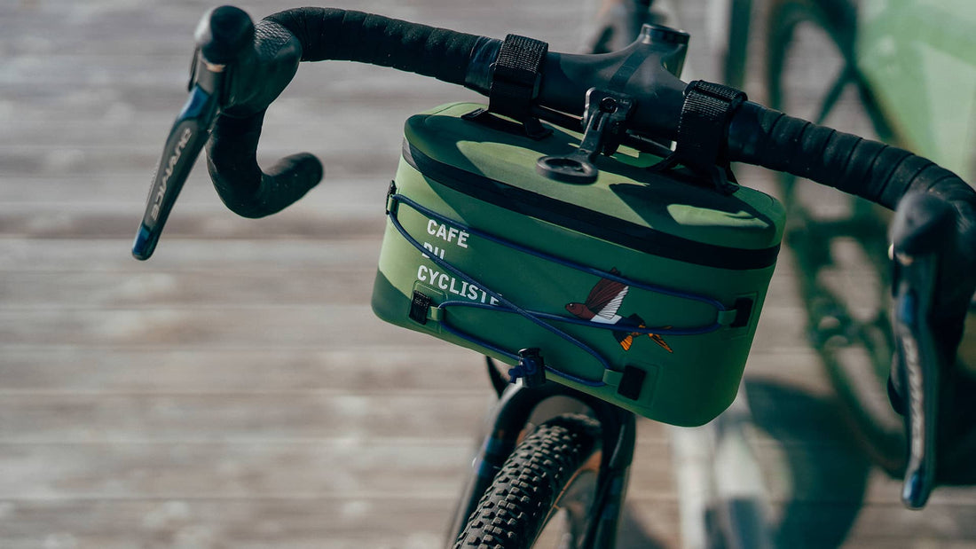 Café du Cycliste Handlebar Bag Waterproof Handlebar Bag Radtasche Khaki