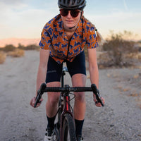 Café du Cycliste Sophie Women's Release Bib Shorts Radhose Navy Blue