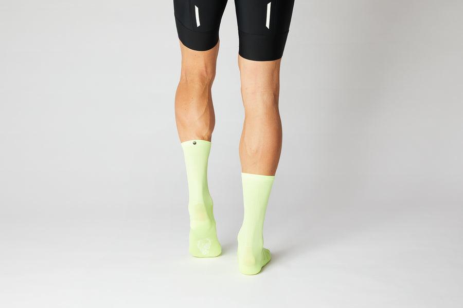Fingercrossed Classics Socks chaussettes de cyclisme fluo
