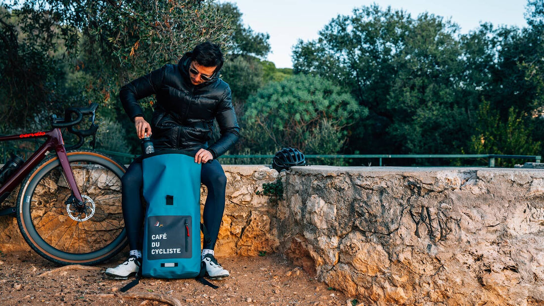 Café du Cycliste Backpack Waterproof Rucksack Bleu Clair