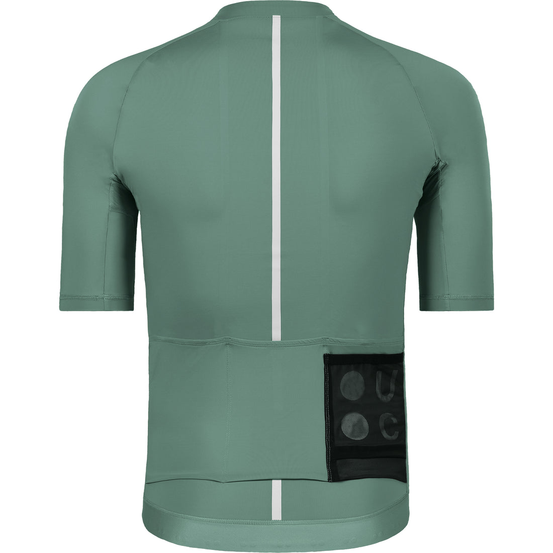 Universal Colours Mono Men's Short Sleeve Jersey Radtrikot Green Daze