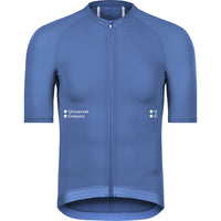 Universal Colours Mono Men's Short Sleeve Jersey Radtrikot French Blue