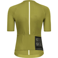 Universal Colours Mono Women's Short Sleeve Jersey Radtrikot Olive Gold