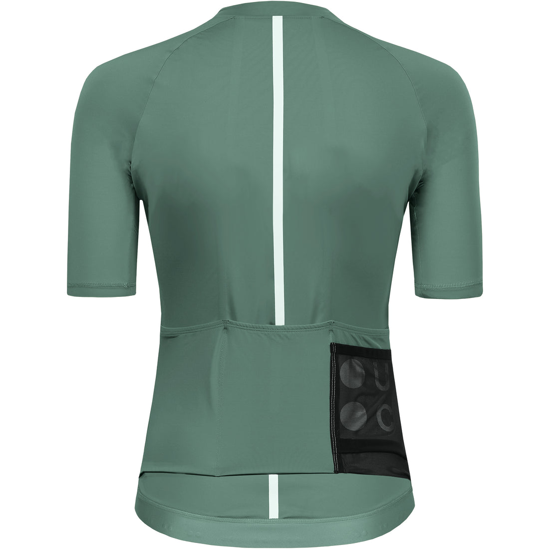 Universal Colours Mono Women's Short Sleeve Jersey Radtrikot Green Daze
