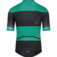 Café du Cycliste Angeline Men's Ultralight Cycling Jersey Radtrikot Black Green