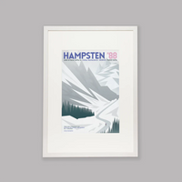 Handmade Cyclist Hampsten 88 Cycling Art Print