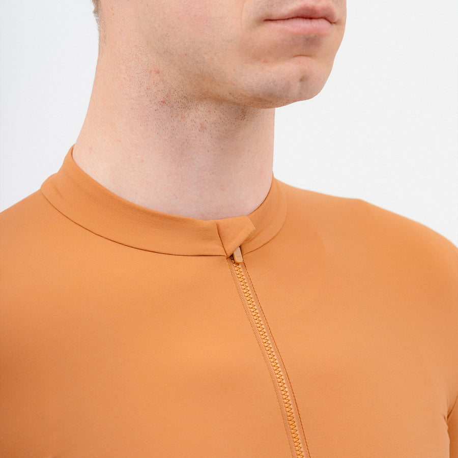 Universal Colours Mono Men’s Thermal Short Sleeve Jersey Radtrikot Atacama Copper