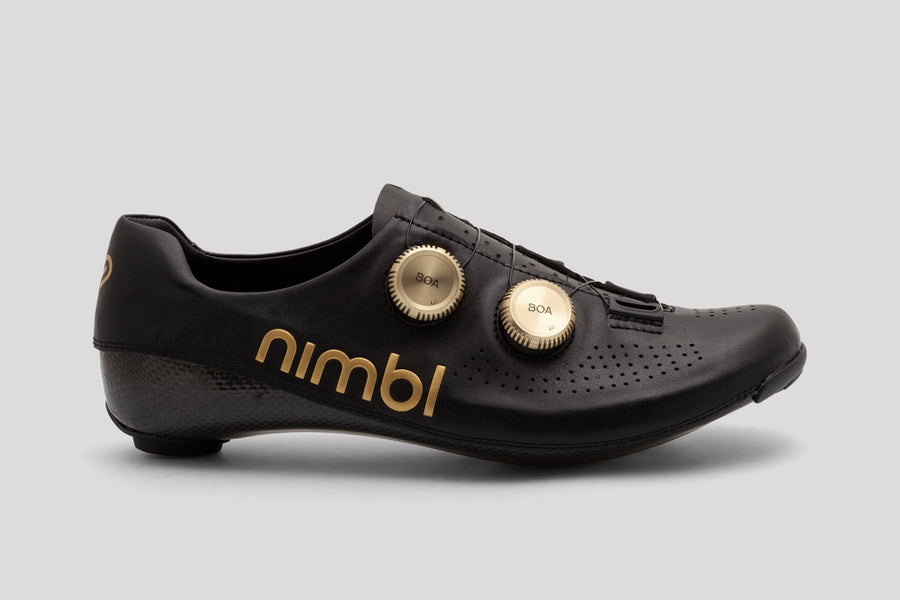 Nimbl Ultimate Road Shoes Chaussures de route Noir Or
