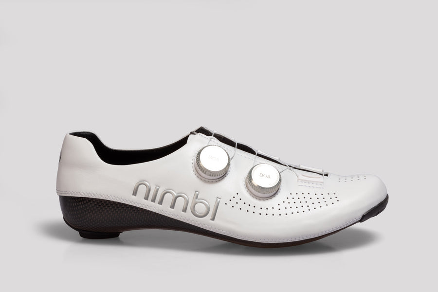 Nimbl Ultimate Road Shoes Rennradschuhe White Silver