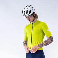 Maillot Manches Courtes Homme Albion Vert Fluo