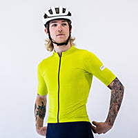 Maillot Manches Courtes Homme Albion Vert Fluo