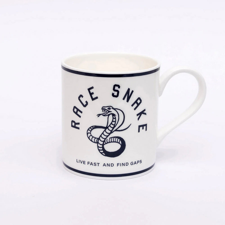 Handmade Cyclist Race Snake Mug