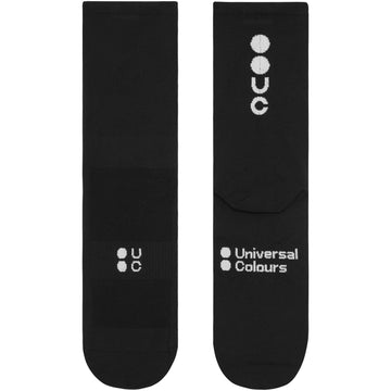 Universal Colours Mono Summer Socks Radsocken Black