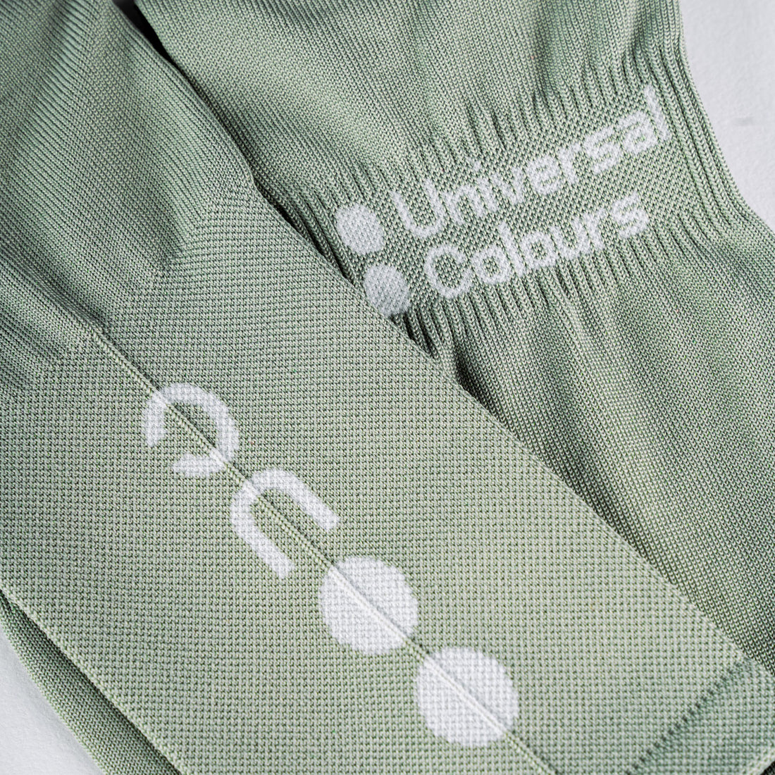 Universal Colours Mono Summer Socks Radsocken Sage Grey