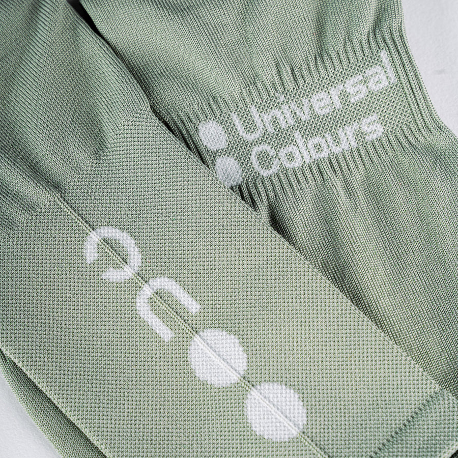 Universal Colours Mono Summer Socks Radsocken Sage Grey