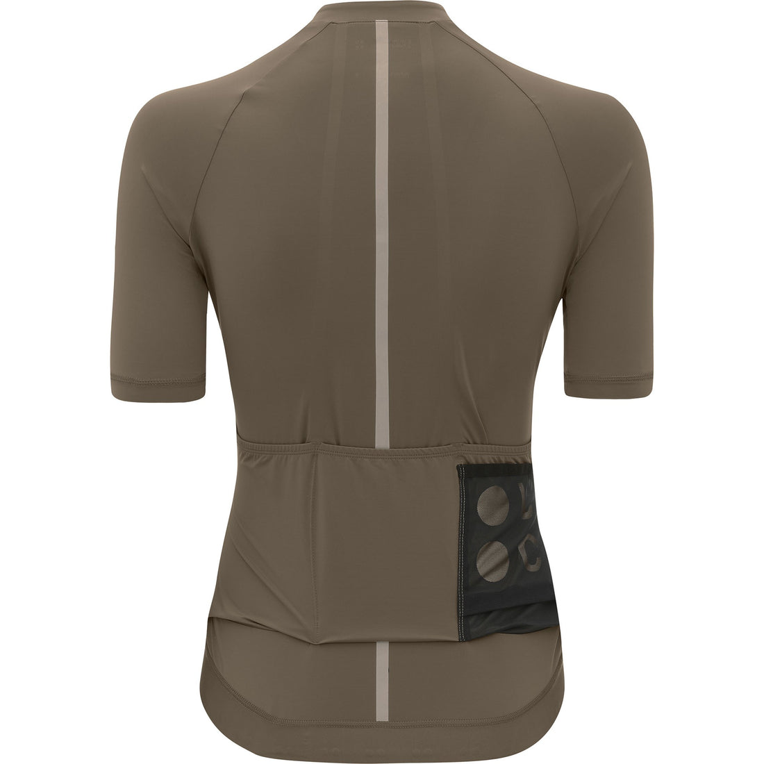 Universal Colours Mono Women's Short Sleeve Jersey Radtrikot Mid Dark Brown