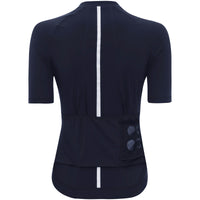Universal Colours Mono Women's Short Sleeve Jersey Radtrikot Navy Blue