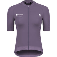 Universal Colours Mono Women's Short Sleeve Jersey Radtrikot Thistle Purple