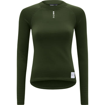 Universal Colours Mono Thermal Women's Base Layer Long Sleeve Unterhemd langarm Canopy Green