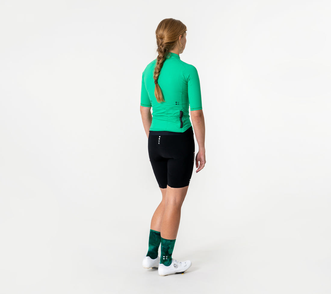 Universal Colours Mono Women’s Thermal Short Sleeve Jersey Radtrikot Bold Apple