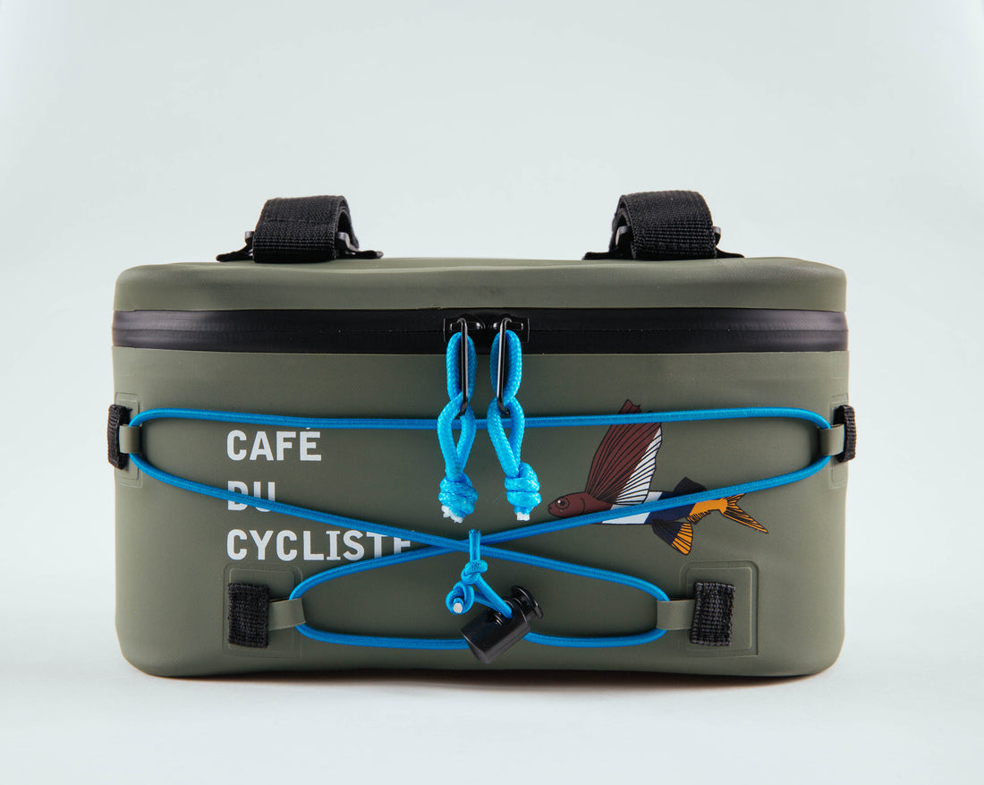 Café du Cycliste Handlebar Bag Waterproof Handlebar Bag Radtasche Khaki
