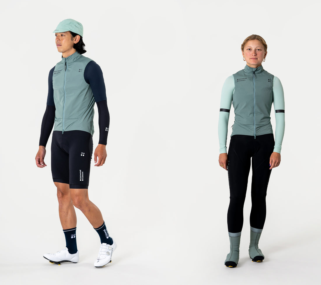 Universal Colors Chroma Insulated Unisex Gilet Thermal Wind Vest Green Daze