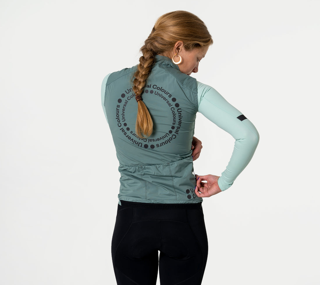 Universal Colors Chroma Insulated Unisex Gilet Thermal Wind Vest Green Daze