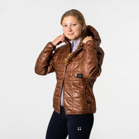 Universal Colours Unisex Insulated Packable Jacket Casual Jacke Caramel Brown