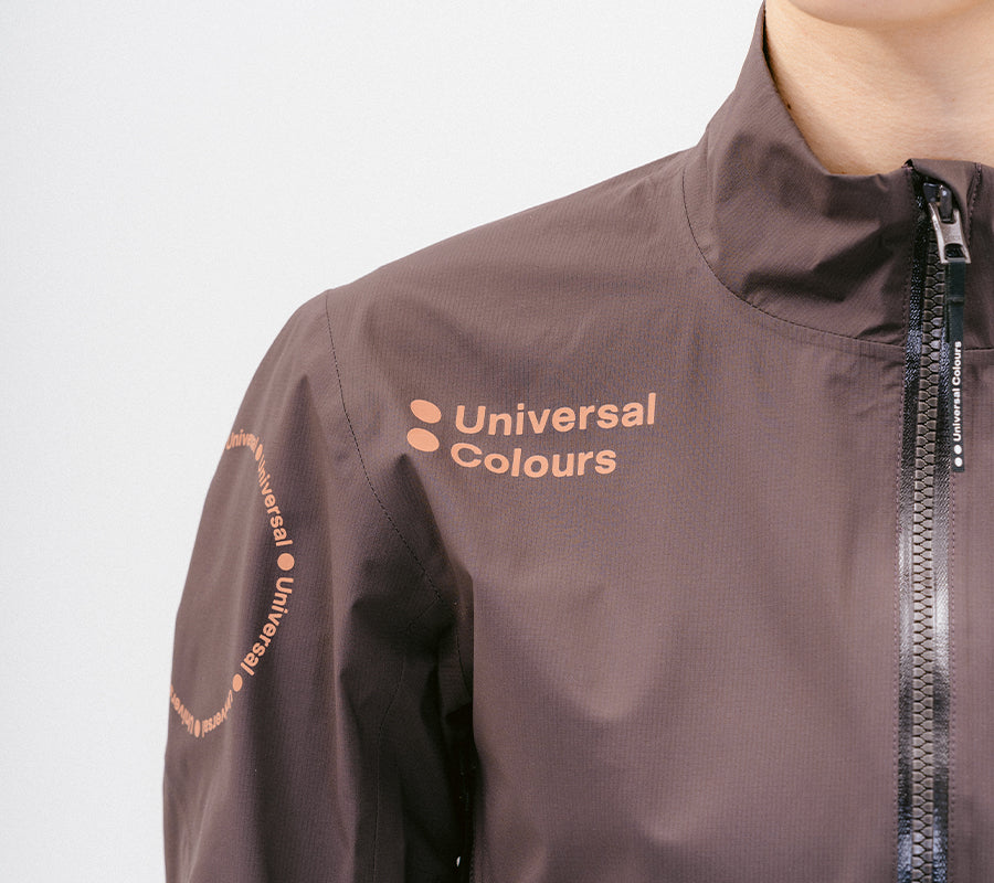 Universal Colours Chroma Women’s Rain Jacket Regenjacke Heavy Dark Brown