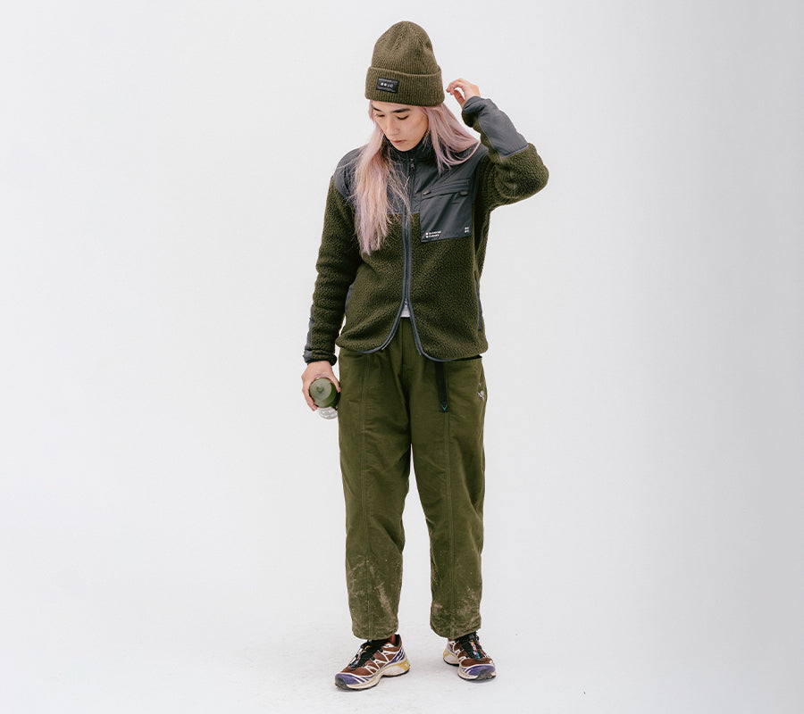 Universal Colors Mono Fleece Giacca unisex Giacca casual Canopy Green