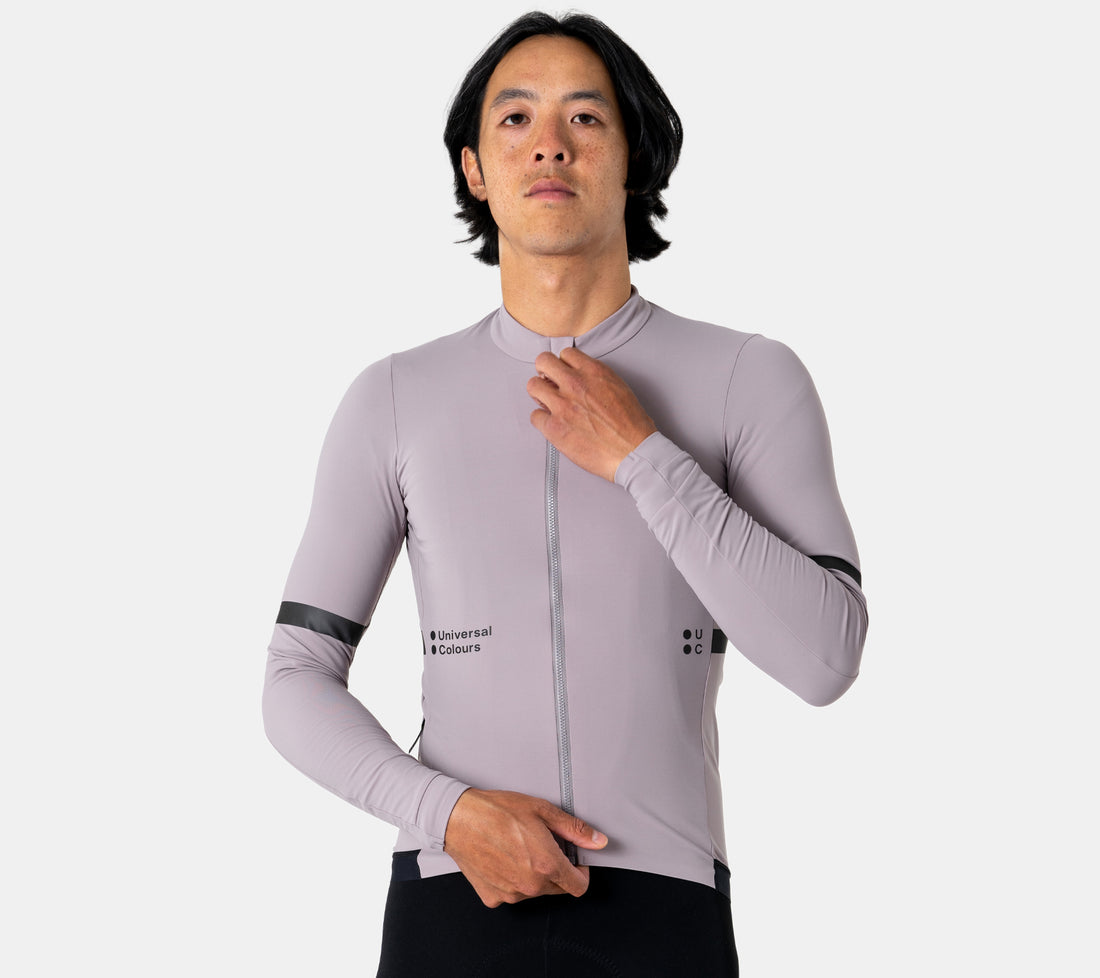 Maglia a maniche lunghe da uomo Universal Colors Mono Nebbia lilla