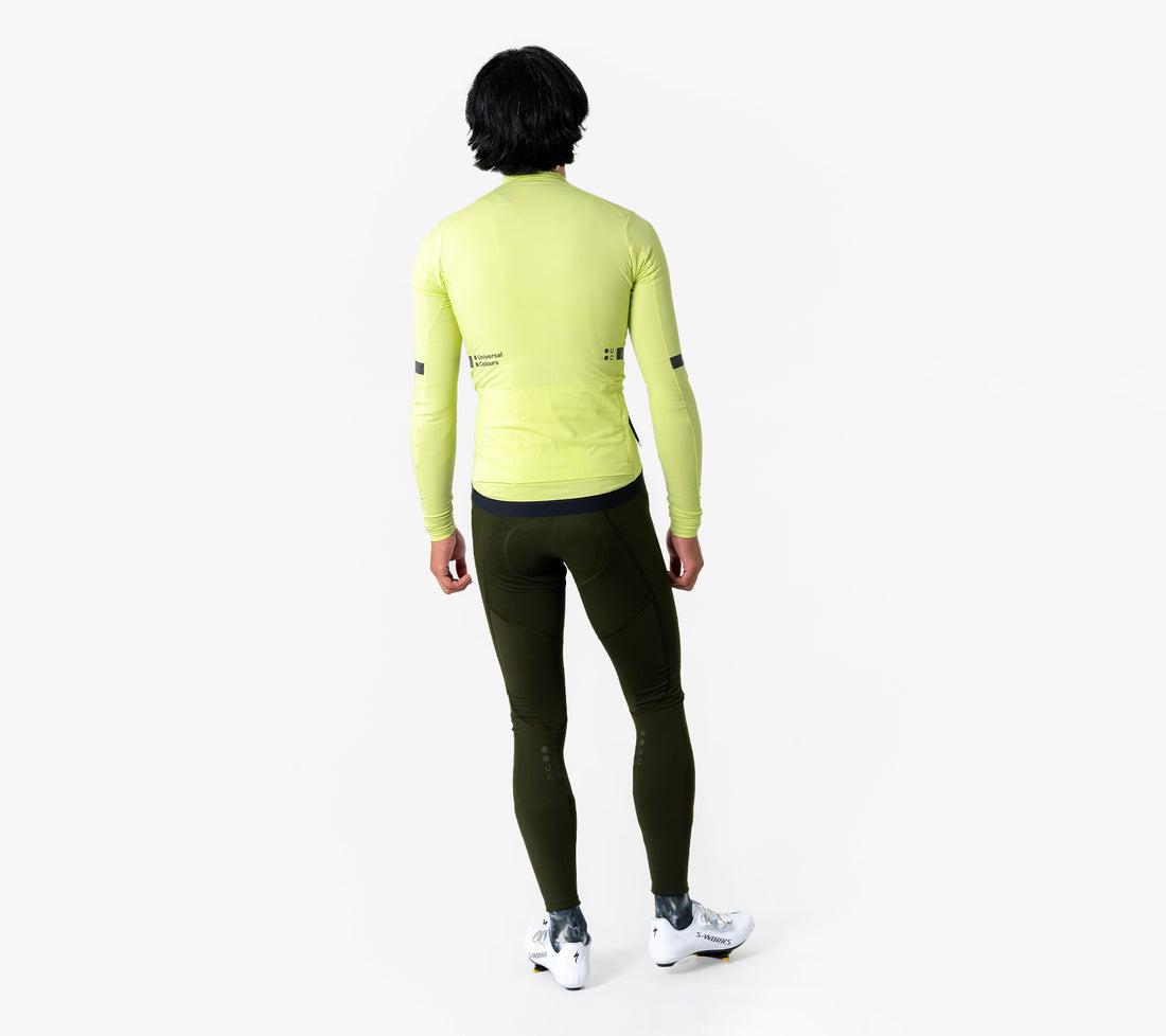 Maglia manica lunga da uomo Universal Colors Mono Glam Lime