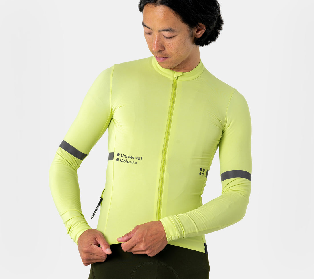Maglia manica lunga da uomo Universal Colors Mono Glam Lime