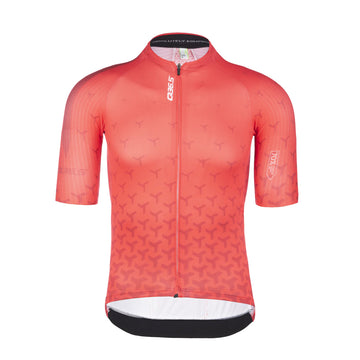 Q36.5 Maillot Manches Courtes R2 Y Maillot Cyclisme Homme Rouge